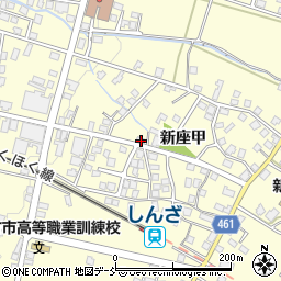 新潟県十日町市新座甲464周辺の地図
