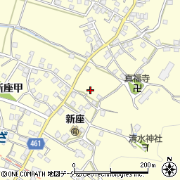 新潟県十日町市新座甲812周辺の地図