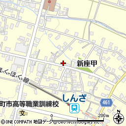 新潟県十日町市新座甲371周辺の地図