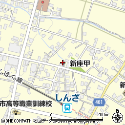 新潟県十日町市新座甲462周辺の地図