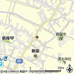 新潟県十日町市新座周辺の地図