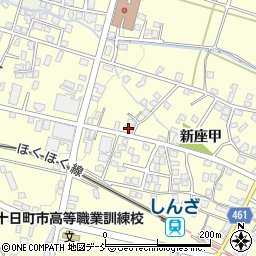 新潟県十日町市新座甲450周辺の地図