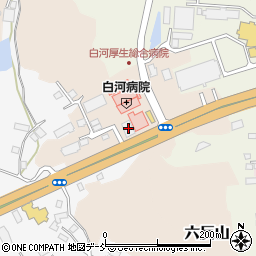 日産部品福島販売白河営業所周辺の地図