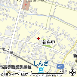 新潟県十日町市新座甲525周辺の地図