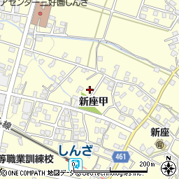 新潟県十日町市新座甲519周辺の地図