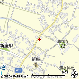 新潟県十日町市新座甲805周辺の地図