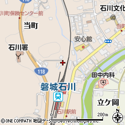 福島県石川郡石川町当町246-1周辺の地図