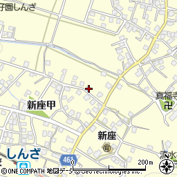 新潟県十日町市新座甲581周辺の地図