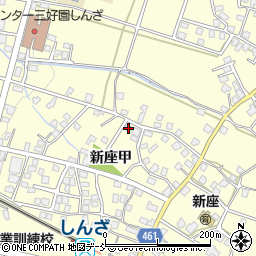 新潟県十日町市新座甲551周辺の地図