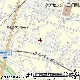 新潟県十日町市新座甲392周辺の地図