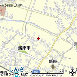 新潟県十日町市新座甲582周辺の地図