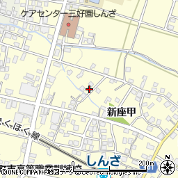 新潟県十日町市新座甲530周辺の地図