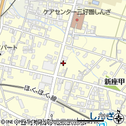 新潟県十日町市新座甲441周辺の地図