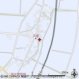 久田集会所周辺の地図