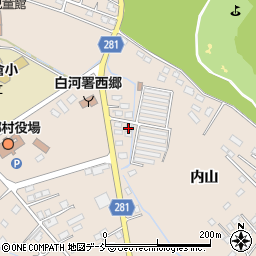 福島県西郷村（西白河郡）熊倉（内山）周辺の地図