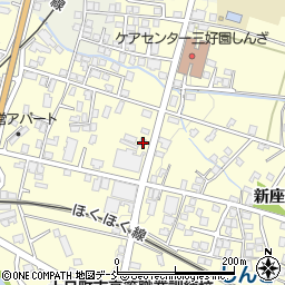 新潟県十日町市新座甲439周辺の地図