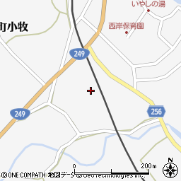 石川県七尾市中島町小牧ワ115周辺の地図