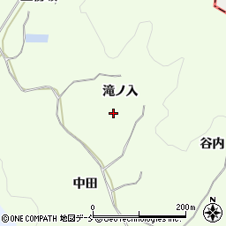 福島県白河市本沼滝ノ入周辺の地図