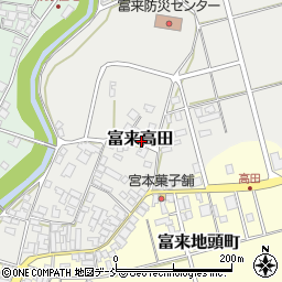 石川県羽咋郡志賀町富来高田周辺の地図