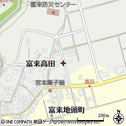 石川県羽咋郡志賀町富来高田甲周辺の地図