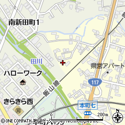 新潟県十日町市新座甲217周辺の地図