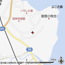 石川県七尾市中島町小牧ウ周辺の地図