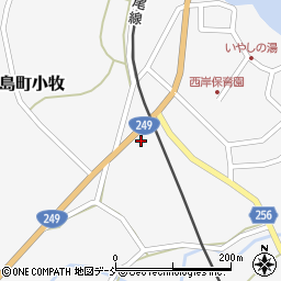石川県七尾市中島町小牧レ周辺の地図