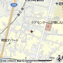 新潟県十日町市新座甲596周辺の地図