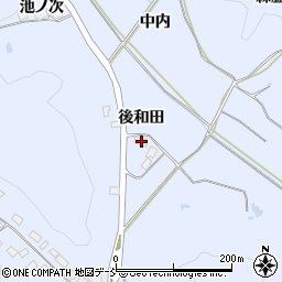 福島県白河市大和田後和田64-3周辺の地図