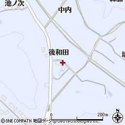 福島県白河市大和田後和田64周辺の地図