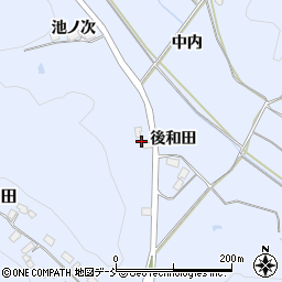 福島県白河市大和田後和田13周辺の地図