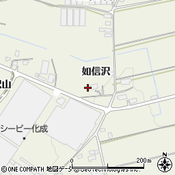 福島県西白河郡泉崎村関和久如信沢周辺の地図