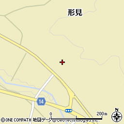 福島県石川町（石川郡）形見（漆方）周辺の地図