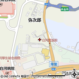 福島県白河市豊地弥次郎58-4周辺の地図