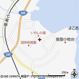 石川県七尾市中島町小牧ヨ周辺の地図