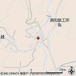 福島県いわき市小川町柴原大社周辺の地図