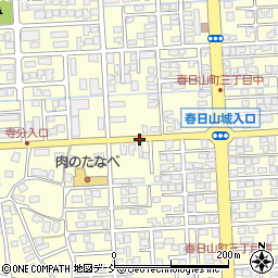 新潟県上越市春日山町周辺の地図