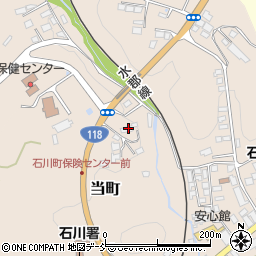 福島県石川郡石川町当町377-2周辺の地図