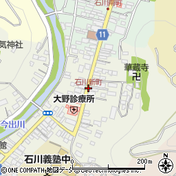 石川新町周辺の地図