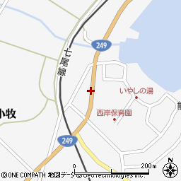 石川県七尾市中島町小牧カ周辺の地図
