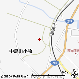 石川県七尾市中島町小牧ツ周辺の地図