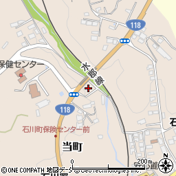 福島県石川郡石川町当町376周辺の地図