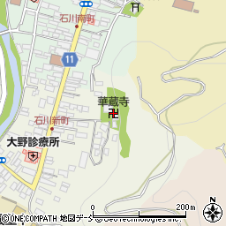 華蔵寺周辺の地図