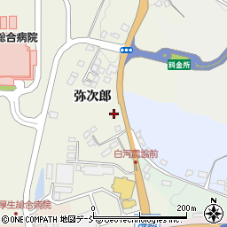 福島県白河市豊地弥次郎69-1周辺の地図