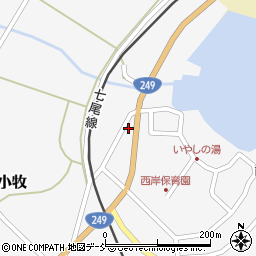 石川県七尾市中島町小牧ワ81周辺の地図