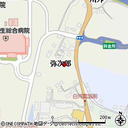 福島県白河市豊地弥次郎81-1周辺の地図