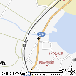 石川県七尾市中島町小牧ワ86周辺の地図