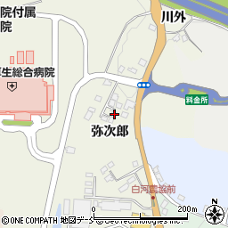 福島県白河市豊地弥次郎23-11周辺の地図