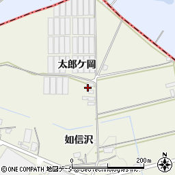 福島県西白河郡泉崎村関和久太郎ケ岡周辺の地図