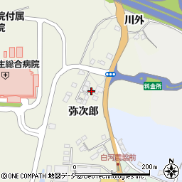 福島県白河市豊地弥次郎23-8周辺の地図